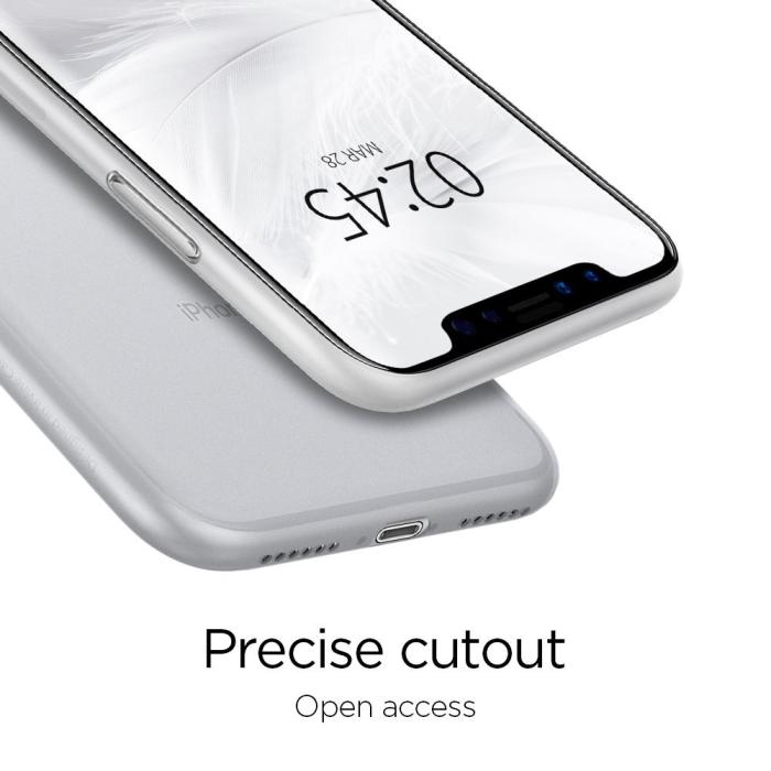 UTGATT4 - SPIGEN Air Skin 0.4mm Thick Skal till iPhone X -