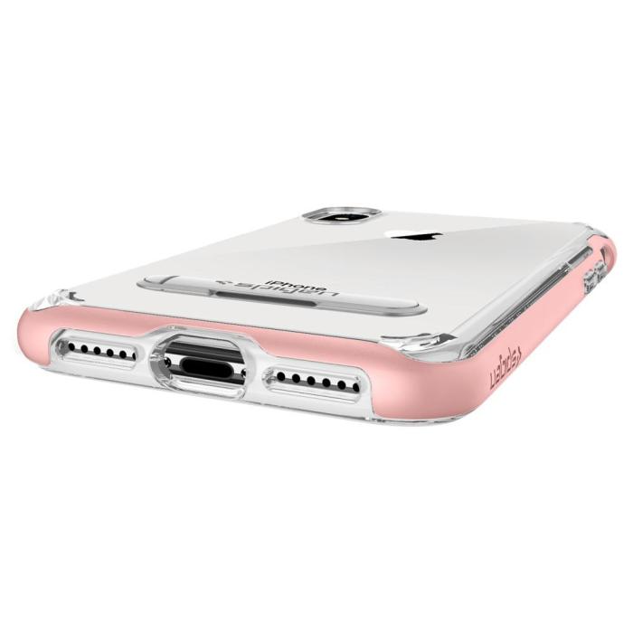 UTGATT5 - SPIGEN Crystal Hybrid Skal till Apple iPhone XS / X - Rose Gold