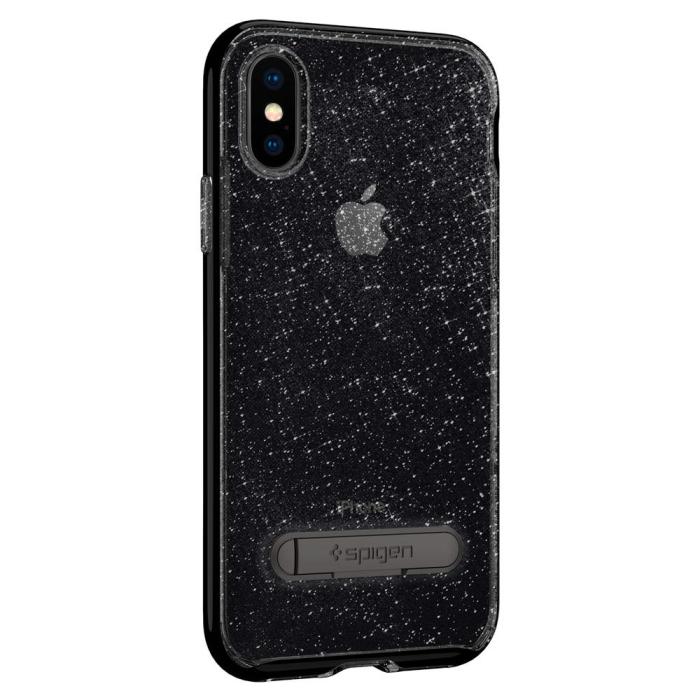 UTGATT4 - SPIGEN Crystal Hybrid Glitter Skal till iPhone X / XS