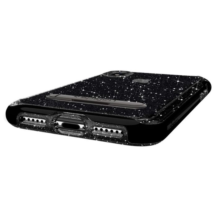 UTGATT4 - SPIGEN Crystal Hybrid Glitter Skal till iPhone X / XS