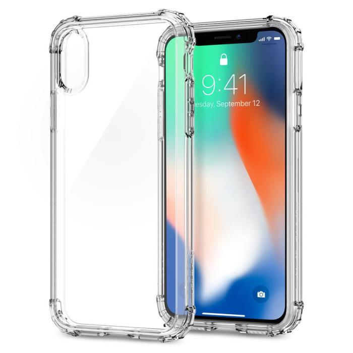 UTGATT5 - Spigen Crystal Shell Skal till iPhone X - Clear