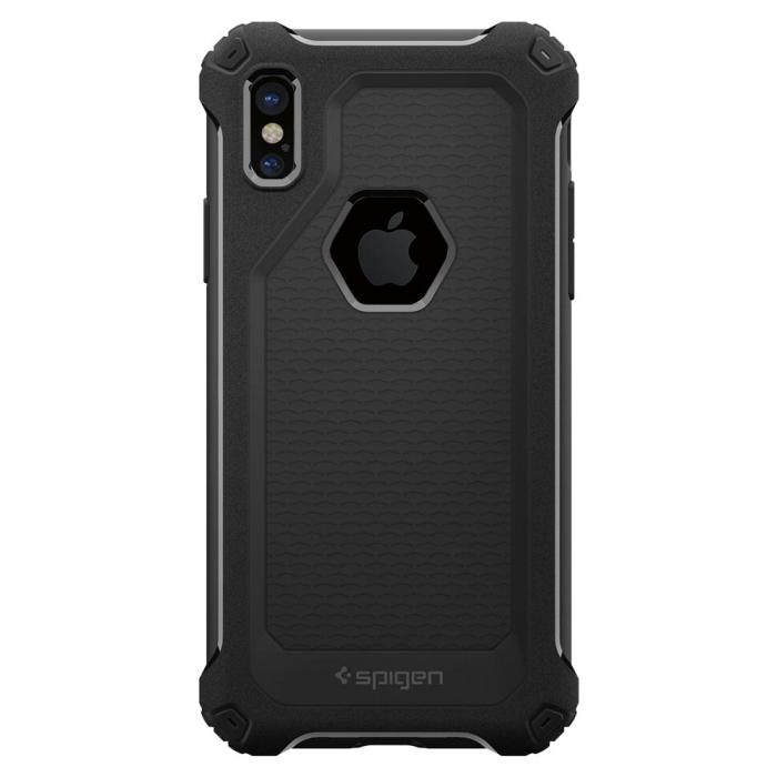 UTGATT4 - SPIGEN Rugged Armor Extra Skal till Apple iPhone XS / X - Svart
