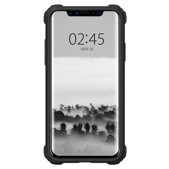 UTGATT4 - SPIGEN Rugged Armor Extra Skal till Apple iPhone XS / X - Svart