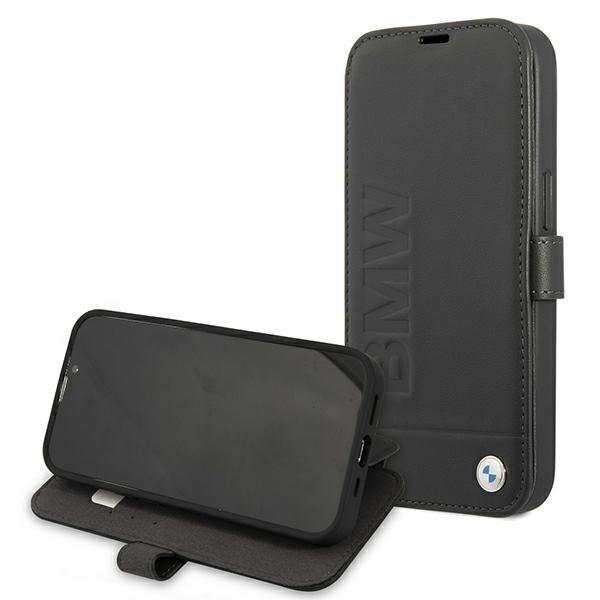 BMW Signature Äkta Läder Fodral iPhone 13 mini - Svart | 2353 | AlltMobil
