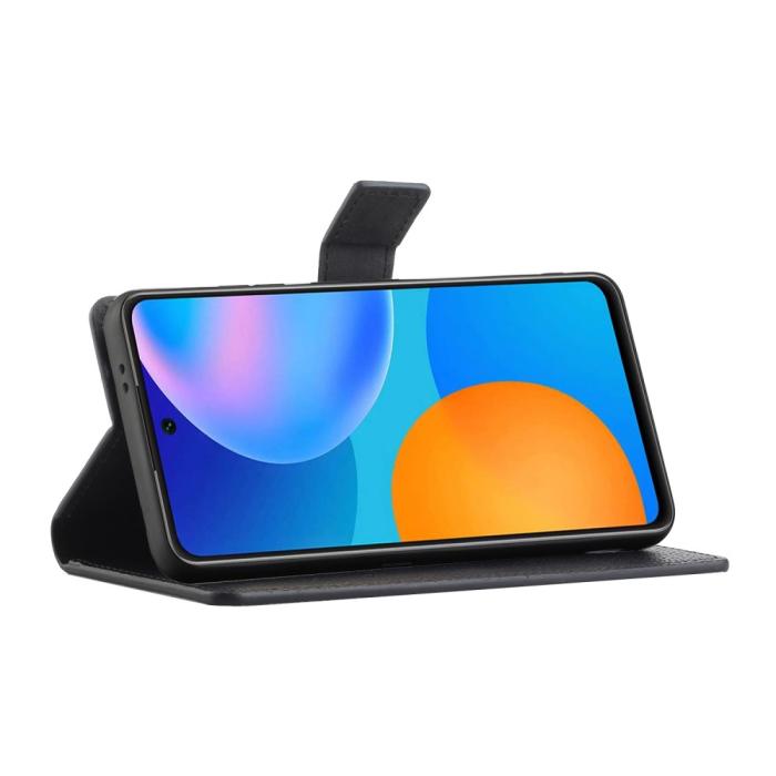 OEM - Litchi Plånboksfodral Galaxy S21 FE - Svart