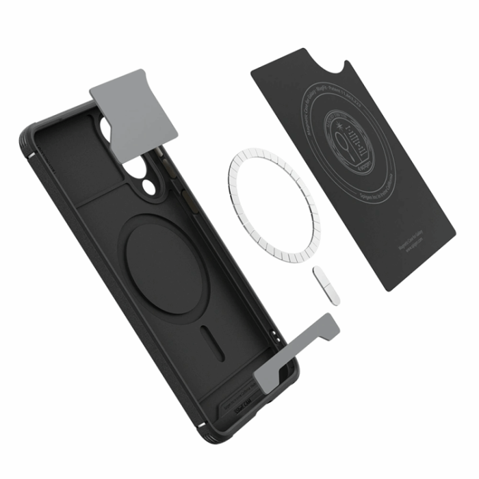 Spigen - Spigen Galaxy S25 Edge Mobilskal Magsafe Core Armor - Svart