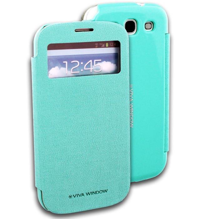Mercury Viva Window Plånboksfodral till Samsung Galaxy S3 i9300 (Mint) | 2353 | AlltMobil