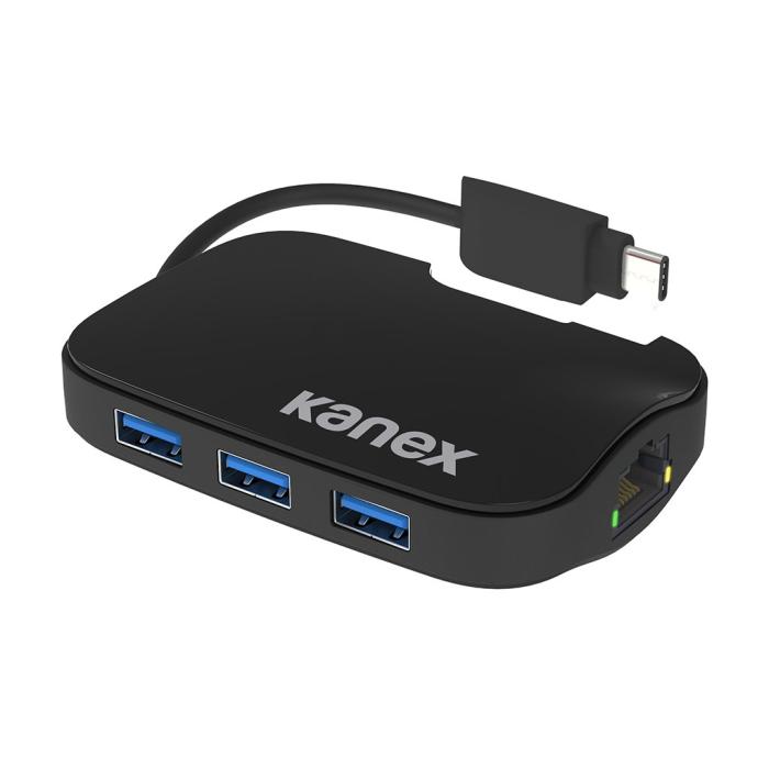 UTGATT1 - Kanex USB-C 3-portars hubb med Gigabit Ethernet