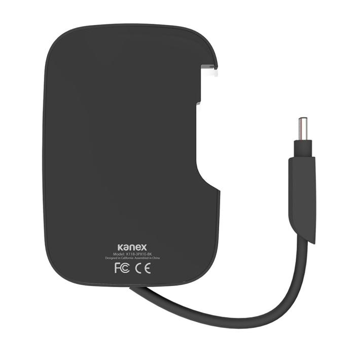 UTGATT1 - Kanex USB-C 3-portars hubb med Gigabit Ethernet