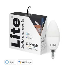 Lite bulb moments - Lite bulb moments (RGB) E14 lampa - 3-Pack