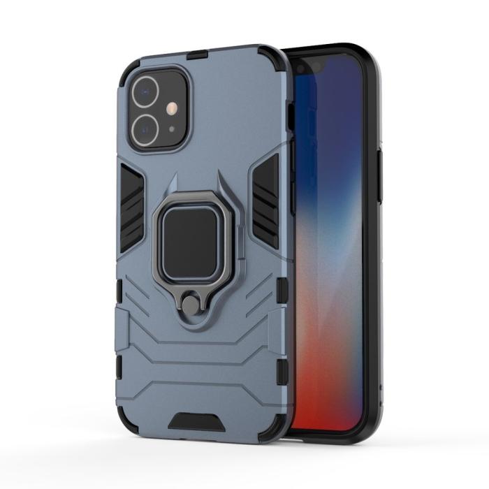 Ruhtel - Ring Armor kickstand Skal iPhone 12 mini Blå