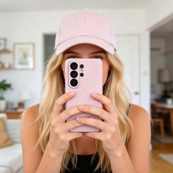 Tech-Protect - Tech-Protect Mobilskal För Galaxy S26 Ultra Magsafe Silikon - Rosa Pearl