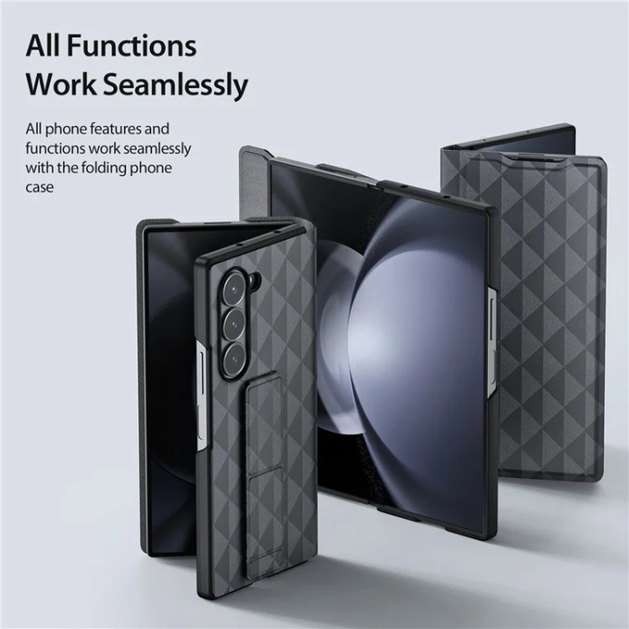 Dux Ducis - Dux Ducis Galaxy Z Fold 6 Plånboksfodral Fitt Kickstand - Grå