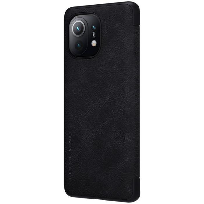 Nillkin - Nillkin Qin Läder Fodral Xiaomi Mi 11 - Svart