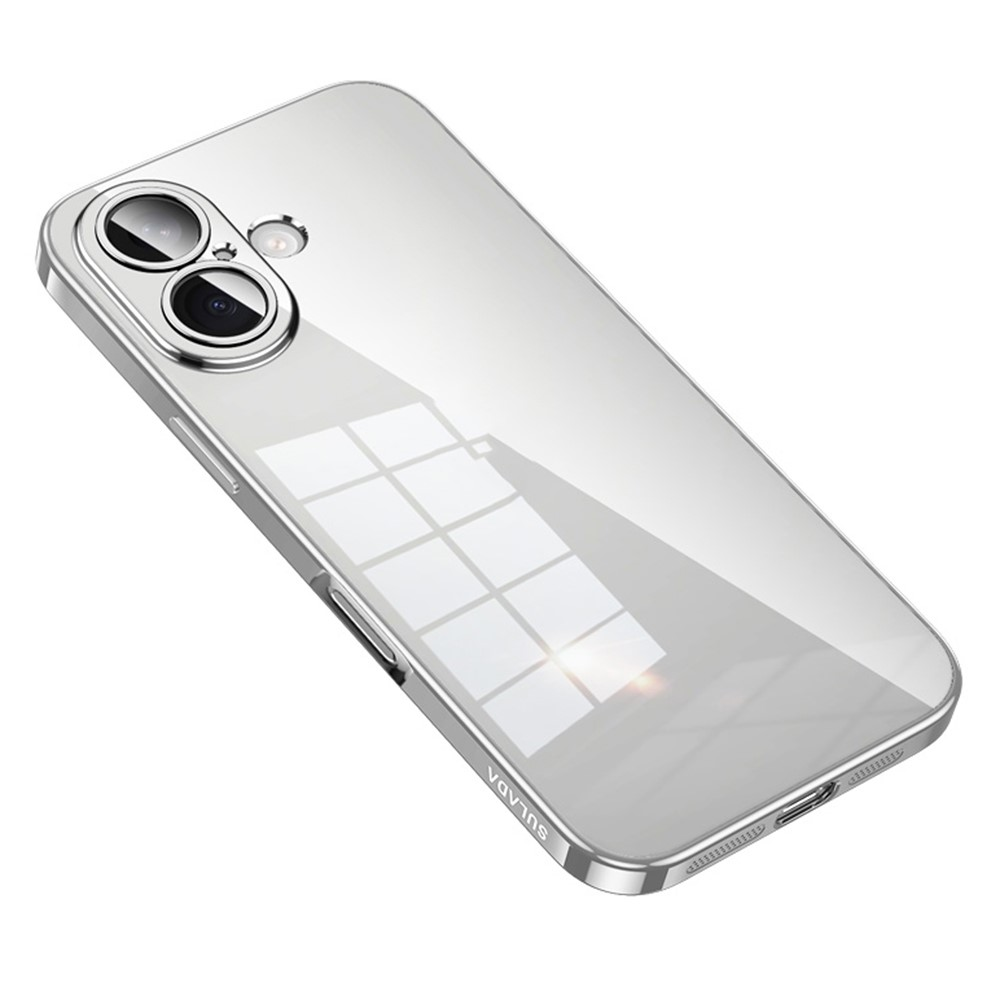 SULADA Mobilskal till iPhone 17 Ultra Thin Electroplated - Silver | 2353 | AlltMobil