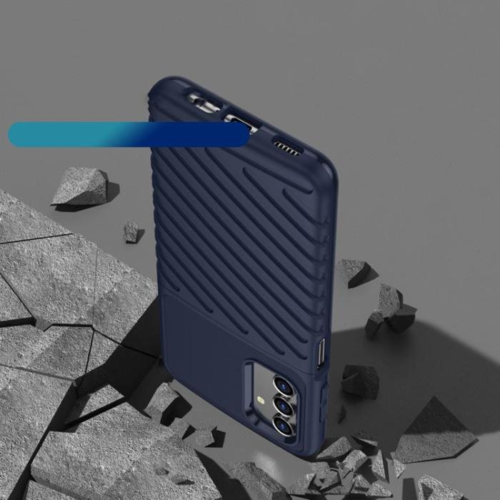 OEM - Thunder Flexible Armored Skal Galaxy A13 5G - Blå
