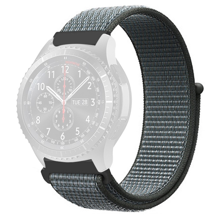 KALEBOL - Kalebol Galaxy Watch 6/6 Classic Armband Nylon Loop - Grå