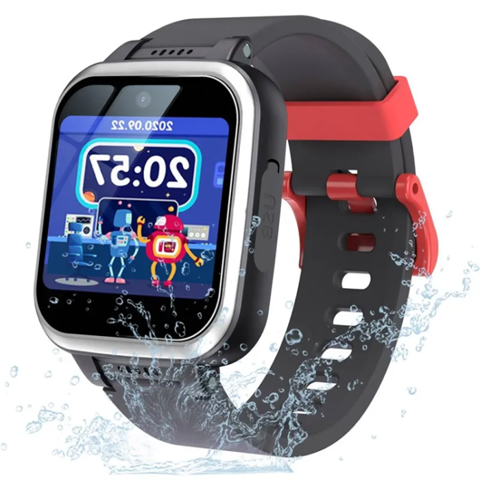 UTGATT - 2-i-1 Smart Klocka För Barn Y90 Vattentät - Svart