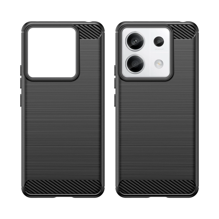 OEM - Xiaomi Redmi Note 13 Pro Plus Mobilskal Carbon - Svart