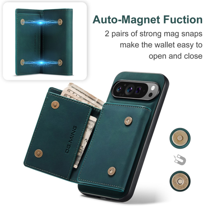 DG.MING - DG.MING Google Pixel 10 Pro XL Plånboksfodral Detatchable M1