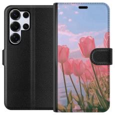 iSecrets - Plånboksfodral till Samsung Galaxy S25 Ultra med Rosa Tulpaner