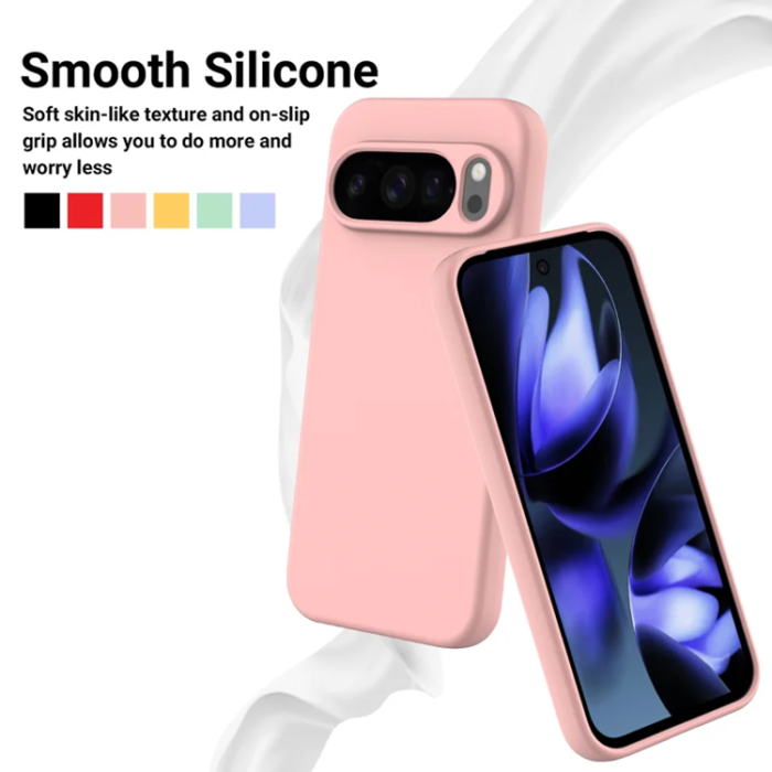 A-One Brand - Google Pixel 10 Pro Mobilskal Liquid Silikon - Rosa
