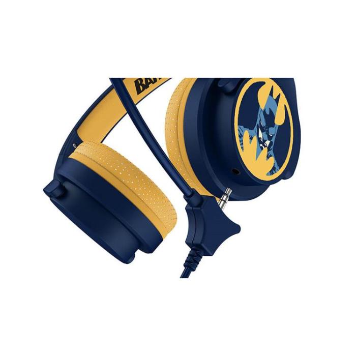BATMAN - BATMAN Interaktiv Hörlurar / Headset On-Ear 85 / 94dB Bom-mikrofon - Blå