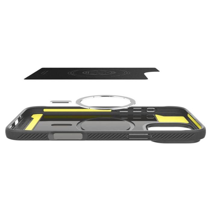 Spigen - Spigen iPhone 16 Pro Max Mobilskal Magsafe Rugged Armor - Grå