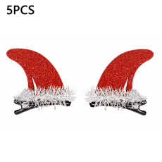 OEM - 5Pcs Halloween Costume Hårspännen Nät - Red Devil Horn