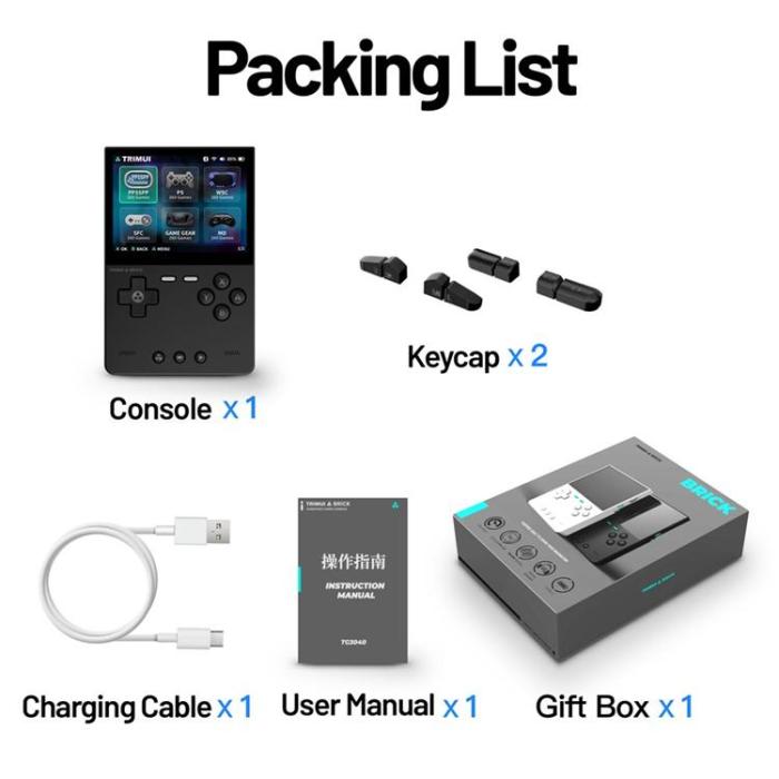 AMPOWN - AMPOWN Handhållen Spelkonsol 3.2