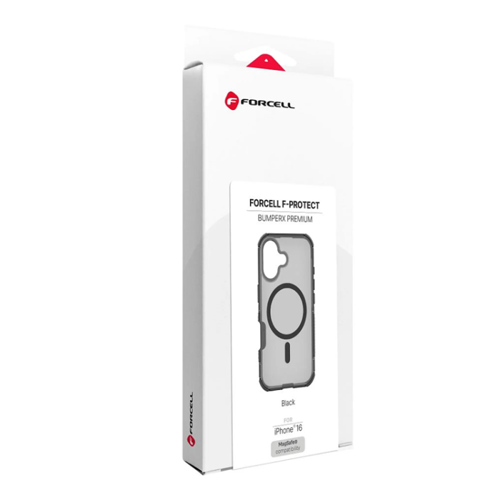 Forcell - Forcell Mobilskal Magsafe För iPhone 16 Pro BumperX - Svart