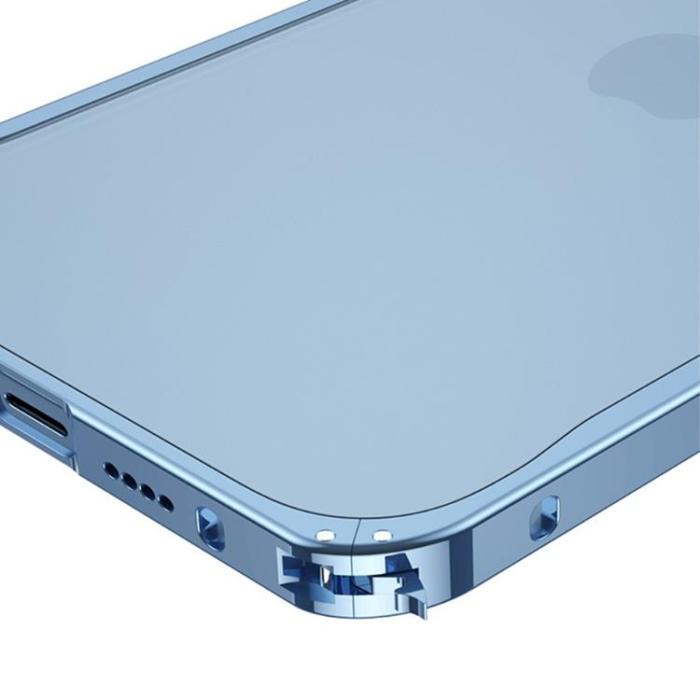 OEM - iPhone 14 Plus Skal Metall Slim - Silver