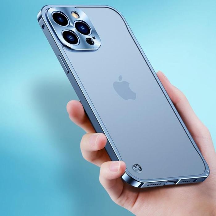 A-One Brand - iPhone 14 Pro Max Skal Metall Slim - Guld