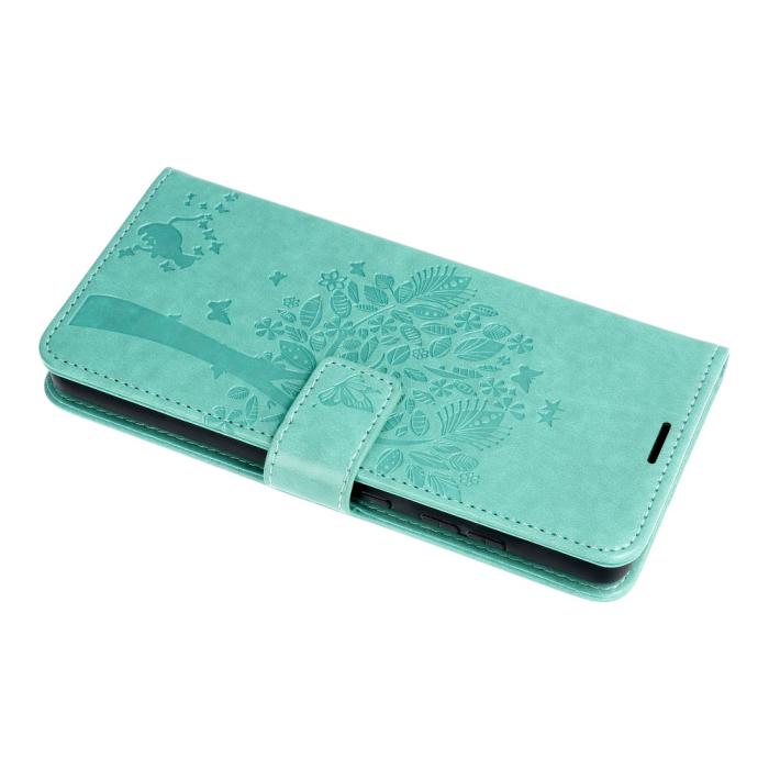 Forcell - Forcell MEZZO Plånboksfodral till XIAOMI Redmi Note 10 Pro - Träd grön