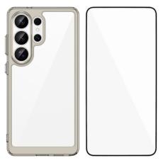 OEM - WANLONFENG Mobilskal till Samsung Galaxy S26 Ultra TPU XC Serie Transparent Gr&aring;