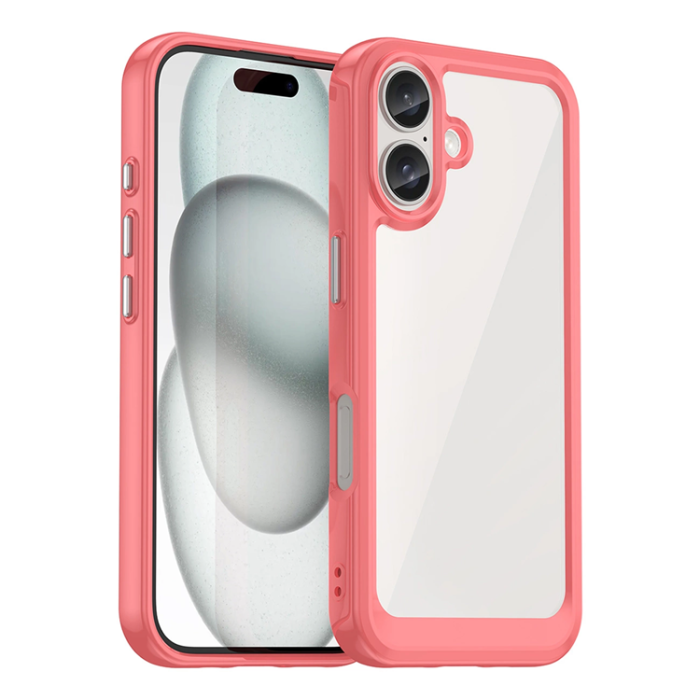 OEM - iPhone 16 Plus Mobilskal Outer Space - Röd