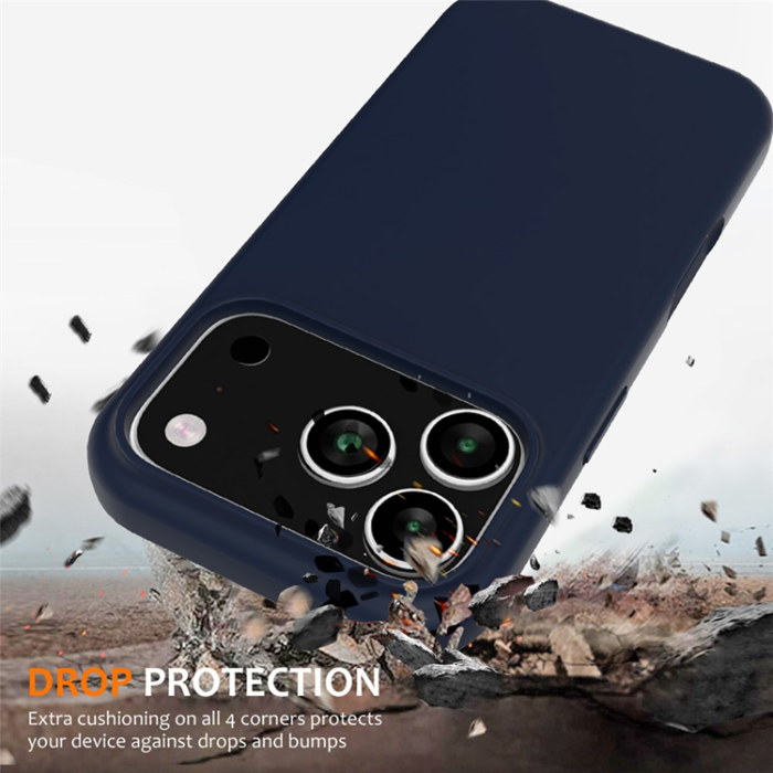 A-One Brand - iPhone 17 Pro Max Mobilskal MagSafe Silikon Anti-Drop