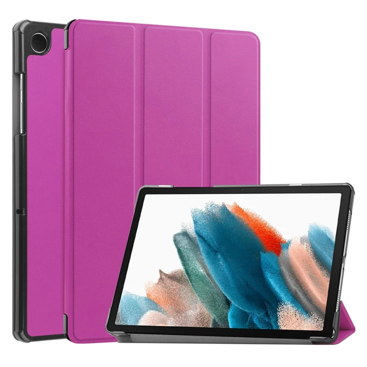 Galaxy Tab A9 Fodral Tri-fold Stand PU - Lila (Lila) | 2353 | AlltMobil