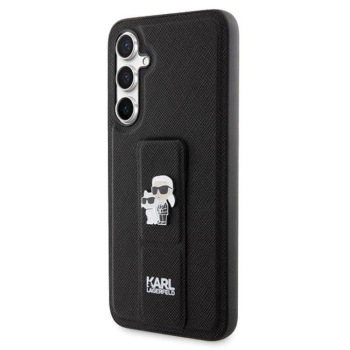 KARL LAGERFELD - Karl Lagerfeld Galaxy S23 FE Mobilskal Gripstand Saffiano Pins