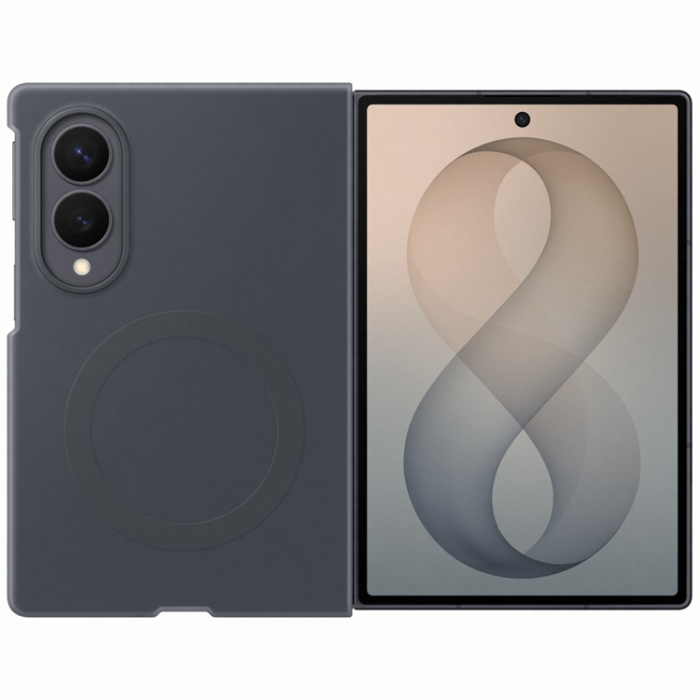 Samsung - Samsung Mobilskal för Galaxy Z Fold 8 Magsafe Magnet Silikon - Svart