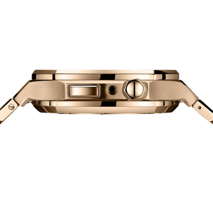 A-One Brand - Apple Watch 4/5/6/7/8/SE (44/45mm) Luxury Band Armor Stainless Steel - Rosa Guld