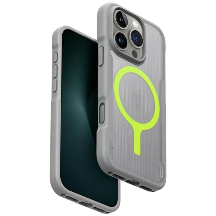 UNIQ - UNIQ iPhone 16 Pro Mobilskal MagSafe Combat Active - Grå
