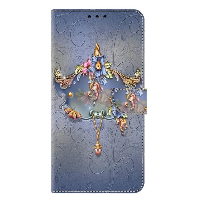 OEM - Samsung Galaxy A57 Plånboksfodral Konstläder Med Ställ - Blommotiv