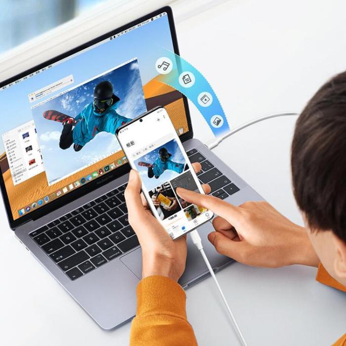 Ugreen - Ugreen US562 USB-C till USB-C kabel PD 100W 2m - Vit