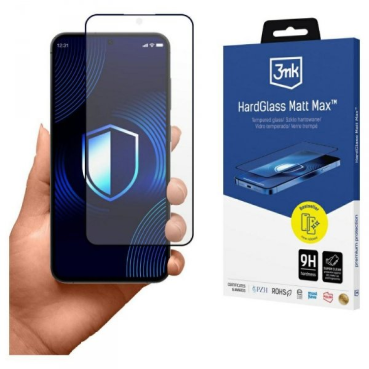 3MK Galaxy S25 Plus Härdat glas Skärmskydd Matt Max | 2353 | AlltMobil