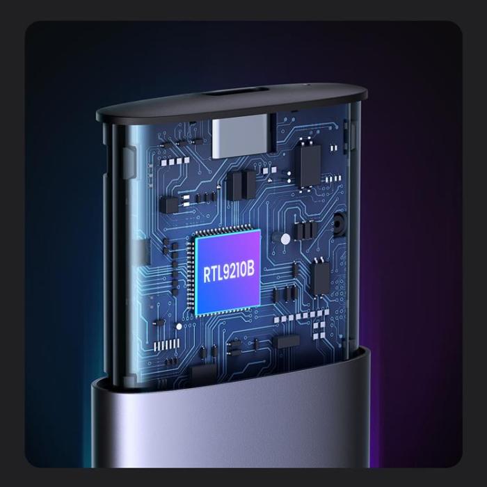 Ugreen - Ugreen M.2 SSD Super Speed USB 3.2 Gen 2 10 Gbps - Grå