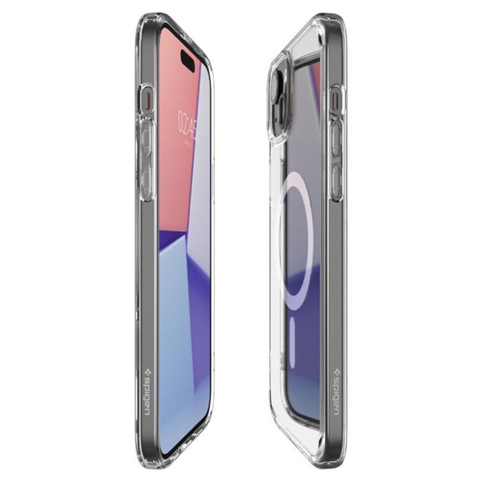 Spigen - Spigen iPhone 15 Mobilskal Magsafe Ultra Hybrid - Vit