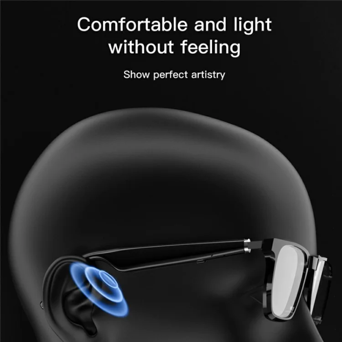 OEM - Smart Glasses Bluetooth-kompatibla hörlurar G01-09 - Svart