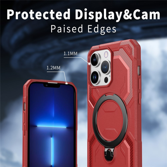 A-One Brand - iPhone 13 Pro Mobilskal MagSafe Kickstand TPU + PC