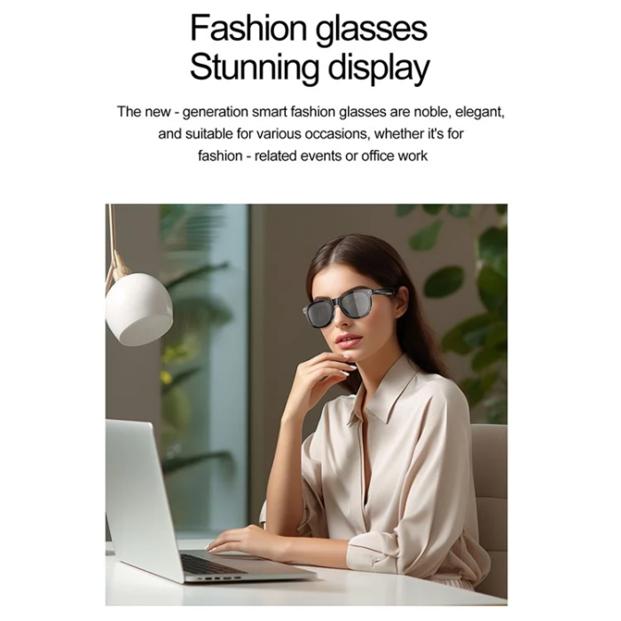 OEM - Smart Glasögon Bluetooth F01 - Svart
